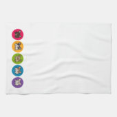 Frenchie Rainbow Theedoek (Horizontaal)