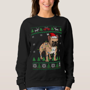 Frenchie Santa Claus Cute French Bulldog Ugly Chri Trui