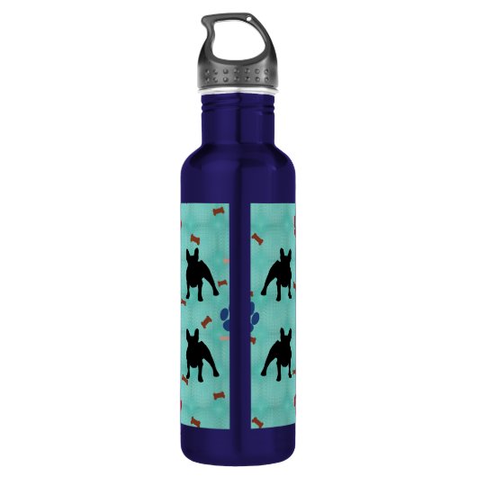 Frenchie Shadow Waterfles (Achterkant)