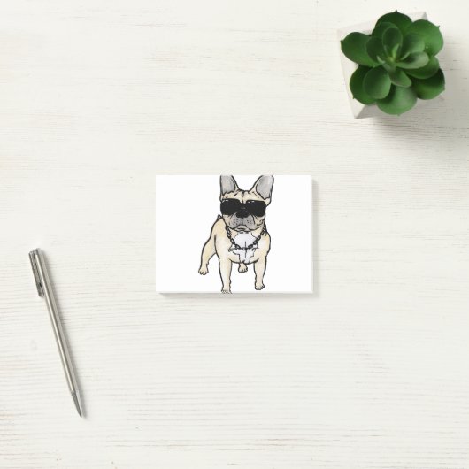 Frenchie - Slecht voor het bot Post-it® Notes (Kantoor)
