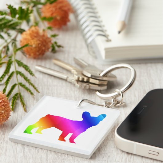 Frenchie Sleutelhanger (Voorkant Rechts)