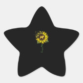 Frenchie Sunflower Ma Ster Sticker (Voorkant)