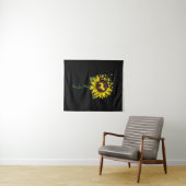 Frenchie Sunflower Ma Wandkleed (In Situ (horizontaal))