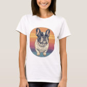 Frenchie Sunset Charm T-shirt (Voorkant)
