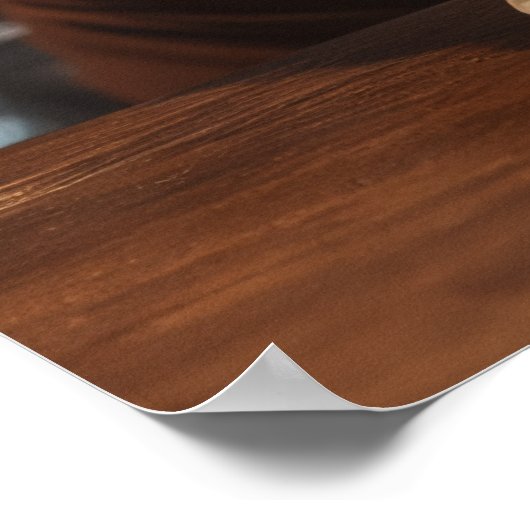 Frenchie tankstation: Sip, Slobber, Serve Poster (Hoek)