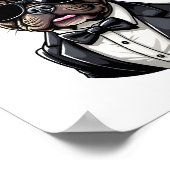 Frenchie The Gangster Poster (Hoek)