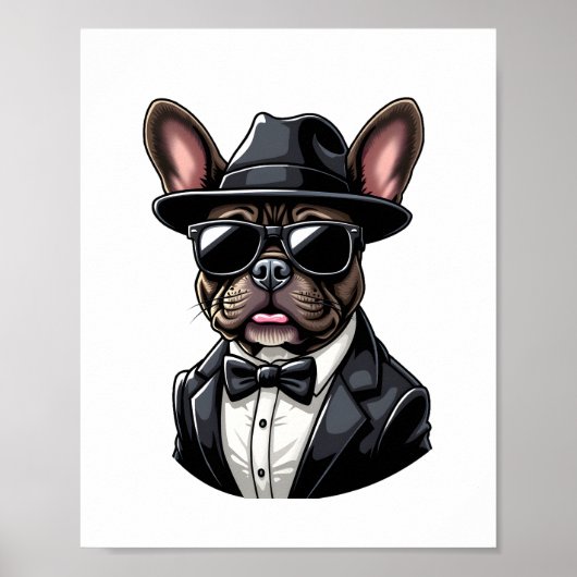 Frenchie The Gangster Poster (Voorkant)