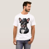 Frenchie The Gangster T-shirt (Voorkant volledig)