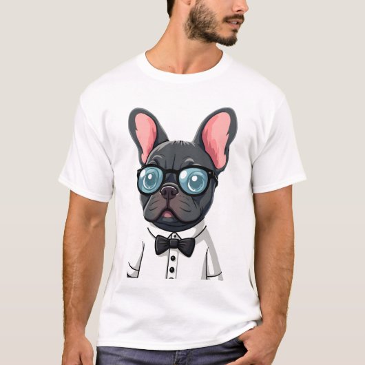 Frenchie The Gentlemen Kopie (2) T-shirt (Voorkant)