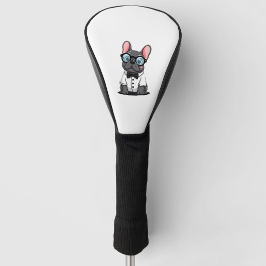 Frenchie The Gentlemen Kopie (5) Golfheadcover (Voorkant)