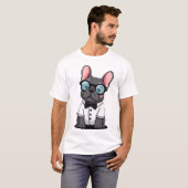 Frenchie The Gentlemen Kopie (5) T-shirt (Voorkant volledig)