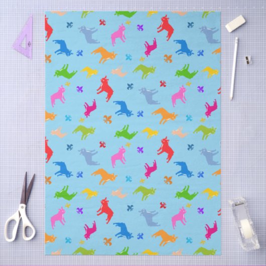 Frenchie tissuepapier (Craft)