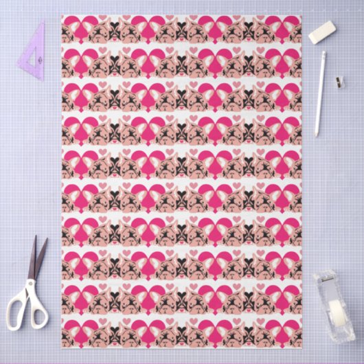 Frenchie tissuepapier (Craft)