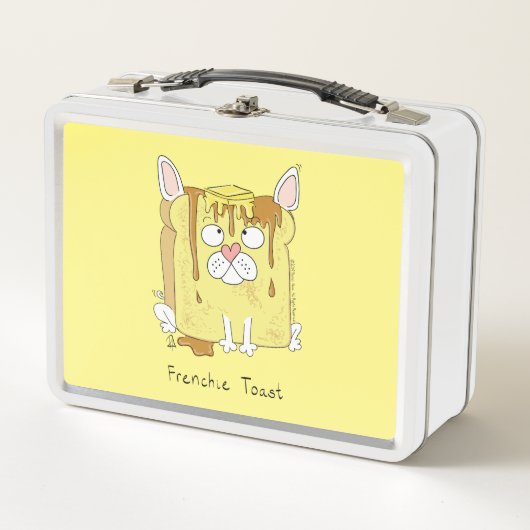 Frenchie Toast Franse Bulldog Lunchbox (Voorkant)