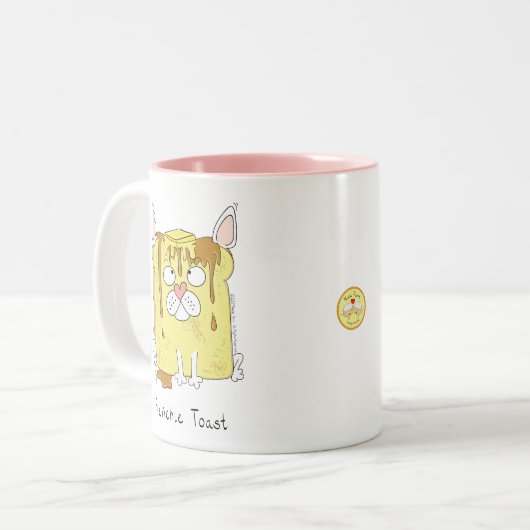 Frenchie Toast French Bulldog Coffee Mok (Voorkant links)