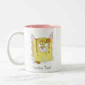 Frenchie Toast French Bulldog Coffee Mok (Links)