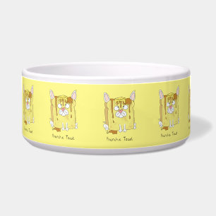 Frenchie Toast French Bulldog Dog Food Bowl Voerbakje