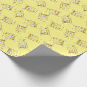 Frenchie Toast French Bulldog Funny Cadeaupapier (Hoek)