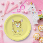 Frenchie Toast French Bulldog Funny Papieren Bordje (Feest)