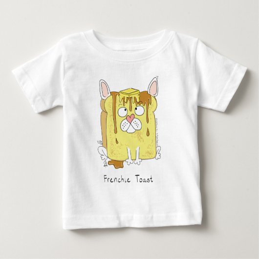 Frenchie Toast French Bulldog Kind T-Shirt (Voorkant)