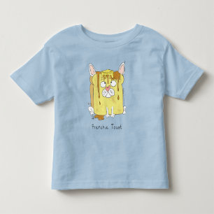 Frenchie Toast French Bulldog Kind Toddler TShirt
