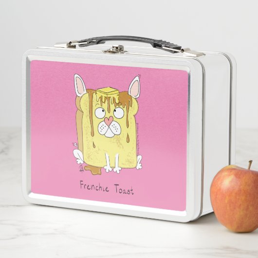Frenchie Toast French Bulldog Lunch Box (In situ)