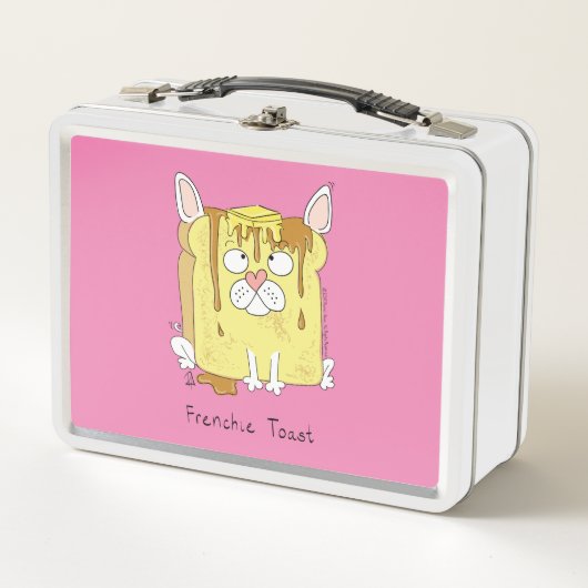Frenchie Toast French Bulldog Lunch Box (Voorkant)