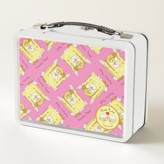 Frenchie Toast French Bulldog Lunch Box (Achterkant)