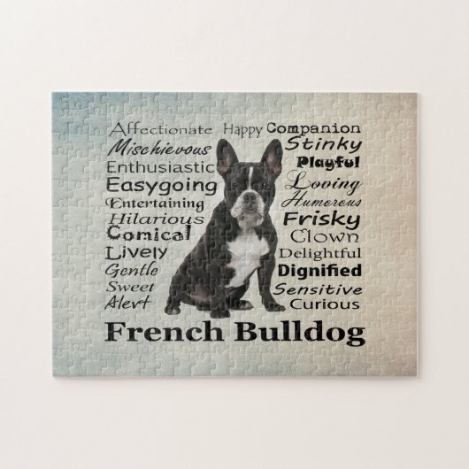 Frenchie Traits Jigzaag Puzzle Legpuzzel (Horizontaal)