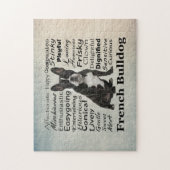 Frenchie Traits Jigzaag Puzzle Legpuzzel (Verticaal)