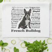 Frenchie Traits Kitchen Towel Theedoek (Gevouwen)