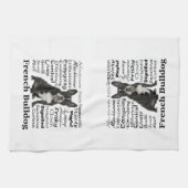 Frenchie Traits Kitchen Towel Theedoek (Horizontaal)