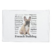 Frenchie Traits Kussensloop (Achterkant)