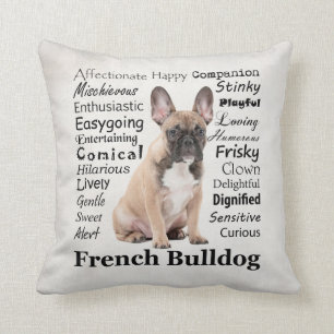 Frenchie Traits Pillow Kussen