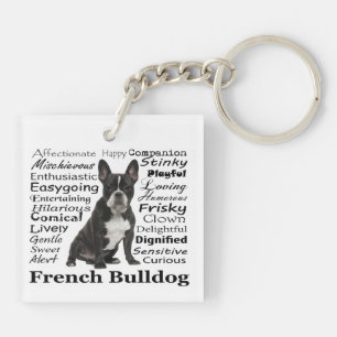 Frenchie Traits Sleutelhanger