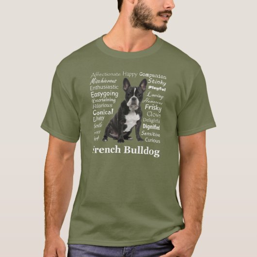Frenchie Traits T-Shirt (Voorkant)