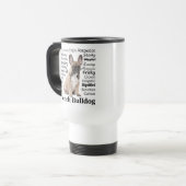 Frenchie Travel Mug Reisbeker (Voorkant links)