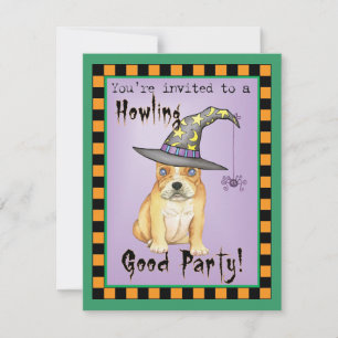 Frenchie Witch Uitnodiging