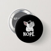 Frenchie Witte Franse Bulldog Ronde Button 5,7 Cm (Voorkant /achterkant)