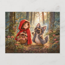Frenchie Wolf Companion Forest Walk