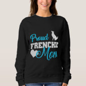 Frenchie Womens Frenchie Ma Cute French Bulldog Trui (Voorkant)