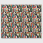 Frenchie Wonderland Kerstmis Cadeaupapier (Vlak)