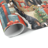 Frenchie Wonderland Kerstmis Cadeaupapier (Rol Hoek)