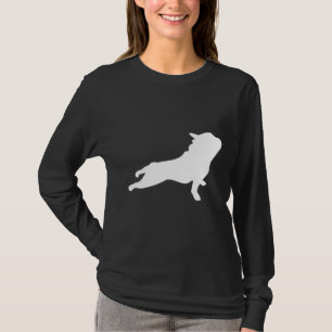Frenchie Yoga French Bulldog Doing Yoga Fit T-shirt