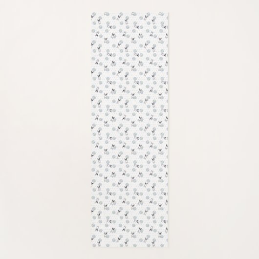 Frenchies & Daisies Yogamat (Voorkant)