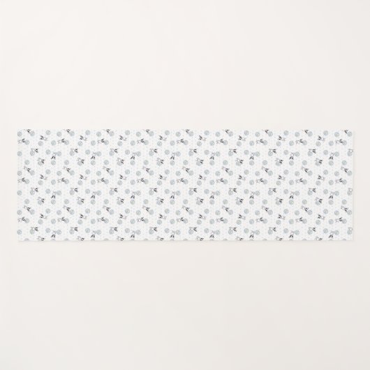 Frenchies & Daisies Yogamat (Voorkant (horizontaal))