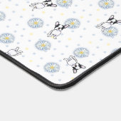 Frenchies en Daisies Art Desk Mat (Hoek)