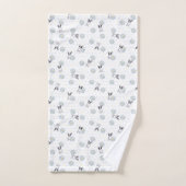 Frenchies en Daisies Bad Handdoek (Handdoek)