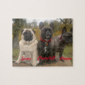 Frenchies en pugs legpuzzel (Horizontaal)