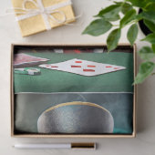 Frenchie's Flush, Franse Bulldog Pokert Tissuepapier (Geschenk)